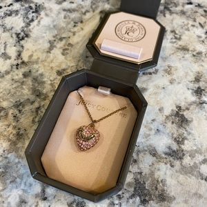 🛑SOLD Juicy Couture ❤️ Pave Heart Necklace